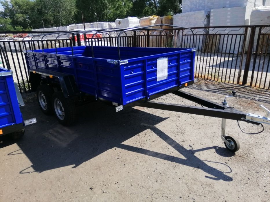 Двухосний причеп з гальмами і без в Запоріжжі для легкових авто. Прицеп с доставкою