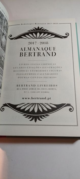 Almanaque Bertrand 2017_ 2018 (Bertrand Livreiros)