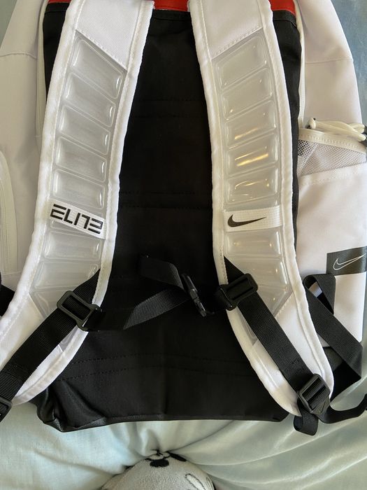 Mala nike elite branca e vermelha