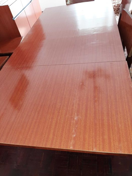 Mesa jantar vintage 6 cadeiras