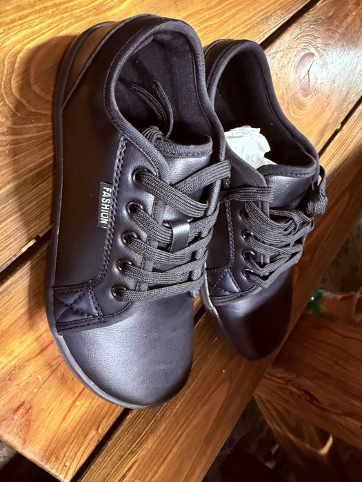 Кеды босоноги бэрфут 38 для школьника сменка 39 41 размер черные