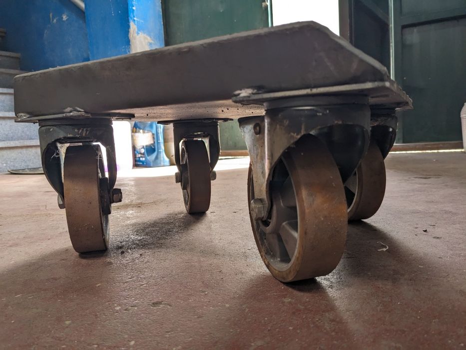 base rodada para grandes cargas