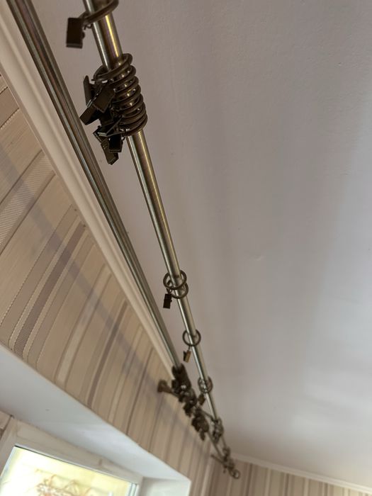 ‼️Металлический кованный карниз (3 м 51 см) идеальное состояние