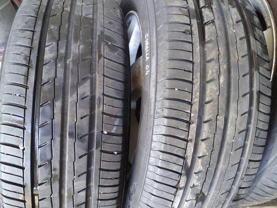 Jantes Toyota R15 Furação 4X100 Com Pneus 195/60