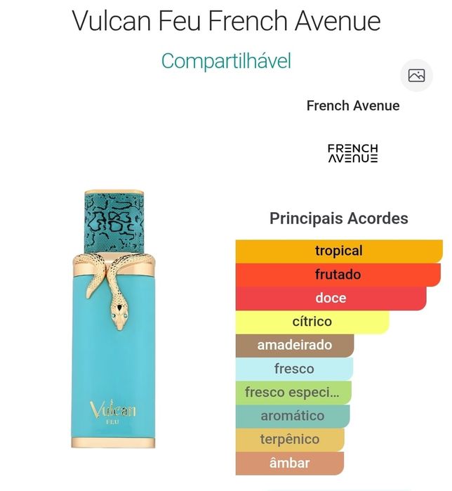 Perfume Vulcan Feu