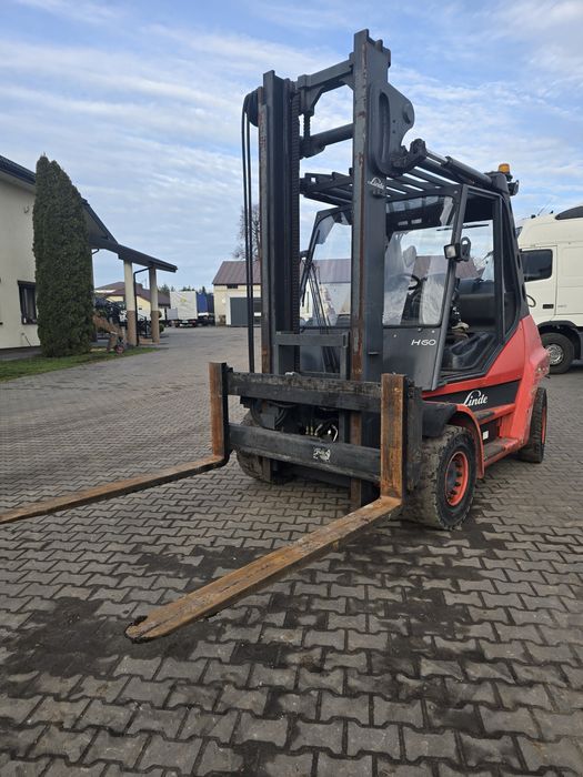 Wózek widłowy LINDE H60T-01, 2010r, udźwig 6t