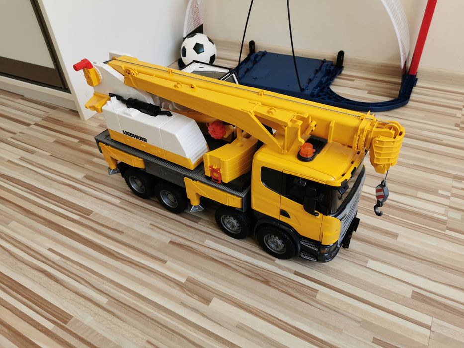 Bruder 3571 dźwig Scania Liebherr ogromny
