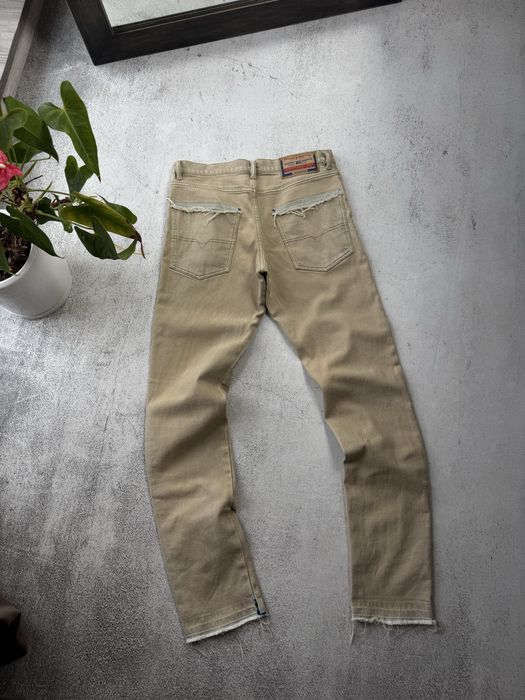 Джинси Diesel Distressed Beige Jeans Pants