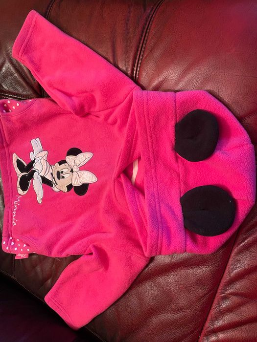 Bluza Disney baby, różowa,  dla dziewczynki od 6 do 9 m, art. George