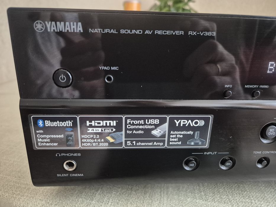 Ресивер YAMAHA RX-V383 з Bluetooth