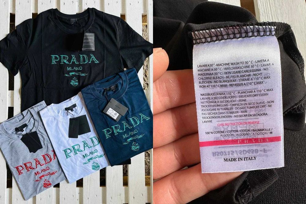 Męska koszulka tshirt Armani Lacoste Ralph Prada kolory krótki rękaw premium M-XXXL