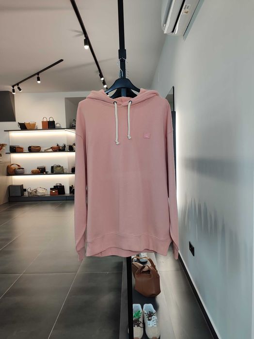Худі Acne Studios Appliquéd Hoodie Blush Pink
