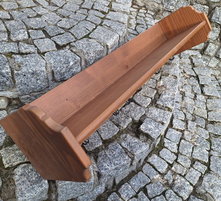 Półka z wieszakami garderoba ikea leksvik