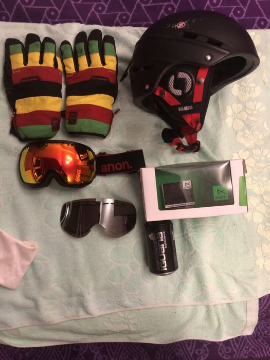 Окуляри+шолом лижні