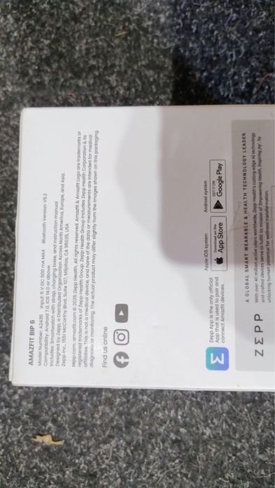 смарт-годинник Amazfit Bip 6 Charcoal