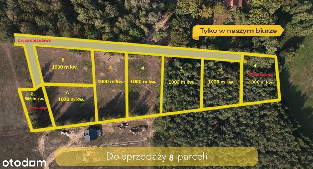Działki pod budowę domów jednorodzinnych Tykocin