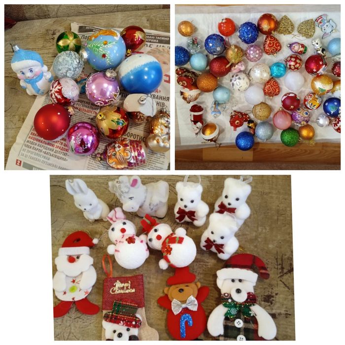 новогодние игрушки іграшки новорічні
