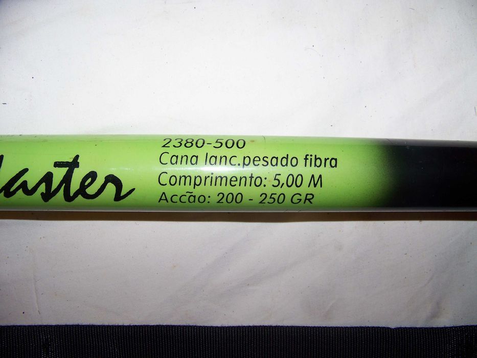cana de pesca 5,00 mts Team Vega para chumbada de 250 gr