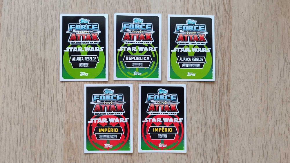 Star Wars trading card game (5 cartas)