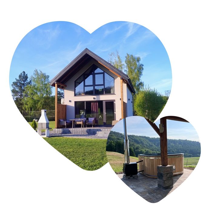 Domek Bieszczadzki Horyzont Jezioro Solińskie Bieszczady