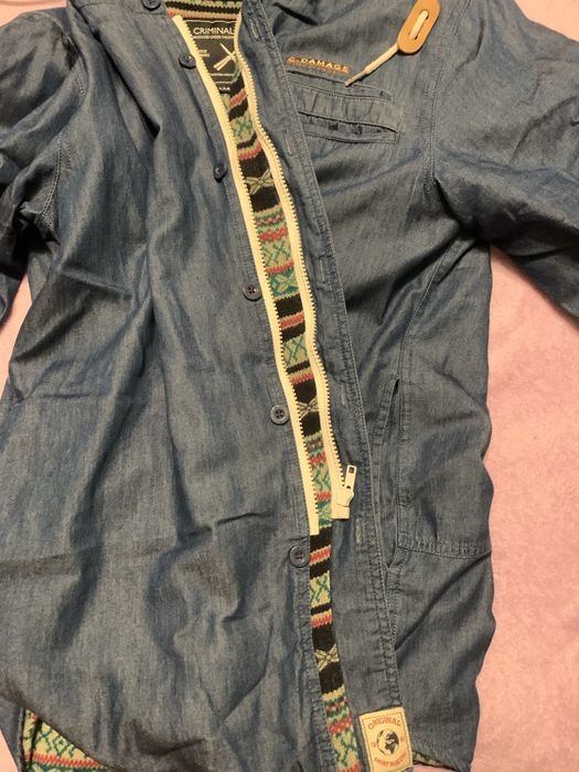 Куртка  (ветровка) на трикотажной теплой подкладке