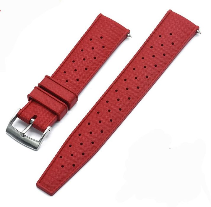 Bracelete Borracha Tropic 18mm  20mm 22mm Seiko Tissot  Oris Omega Cit
