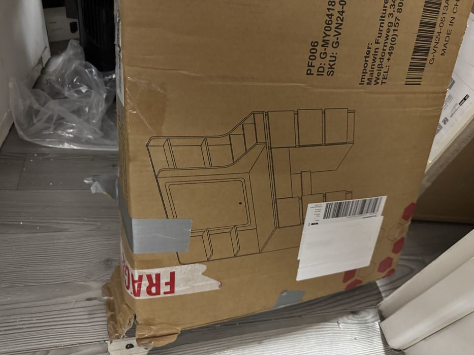 Mesa de Maquilhagem com Espelho e Gavetas – Nova na Caixa