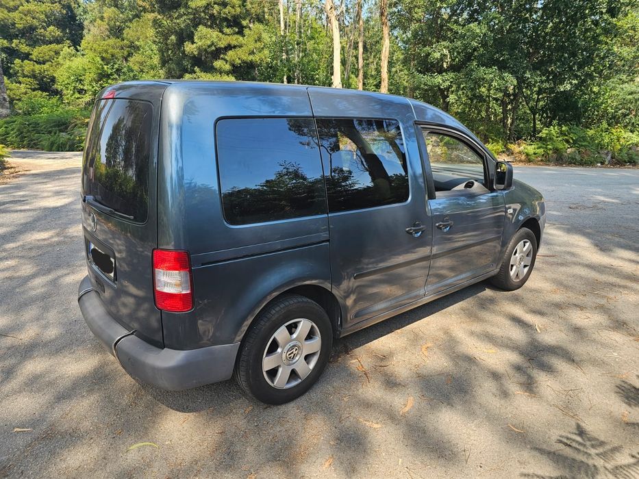 Vw caddy 1.9 tdi carrinha adtapada para cadeira de rodas