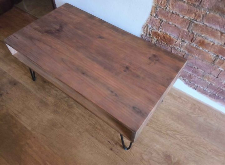 Mesa de centro hairpin legs