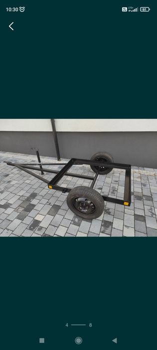 Dwukółka na wodę zbiornik mauzer przyczepa Przyczepka Przyczepka