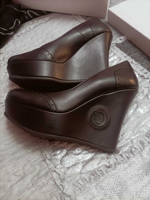 Baldinini buty koturny skóra super stan rozm 38