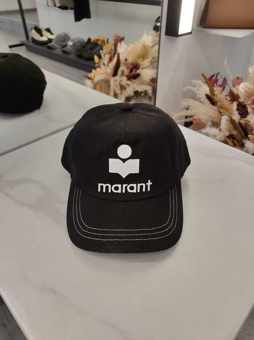 Кепка Isabel Marant Tyron cotton baseball cap Black