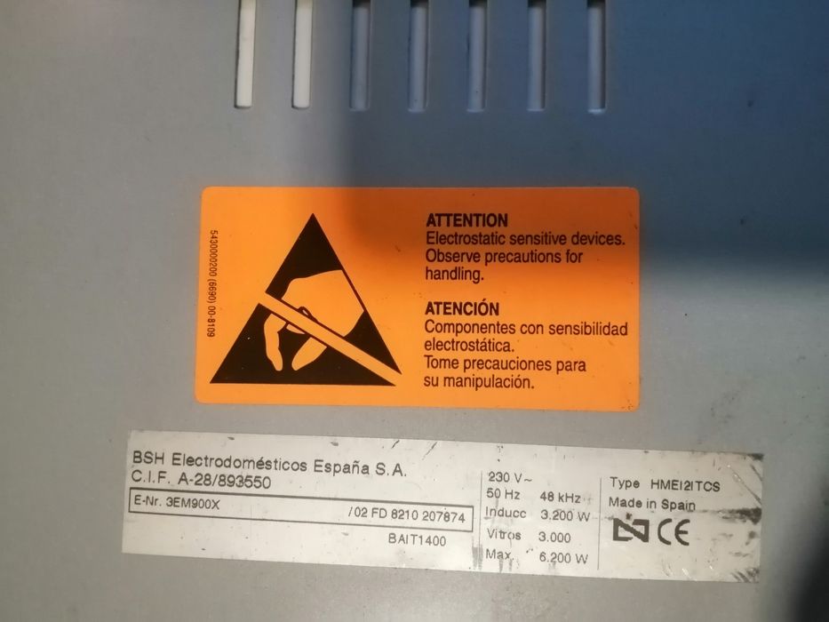 Vidro vitroceramica Balay HMG 121 TCS