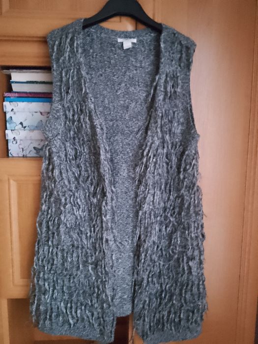 Sweter bezrękawnik damski