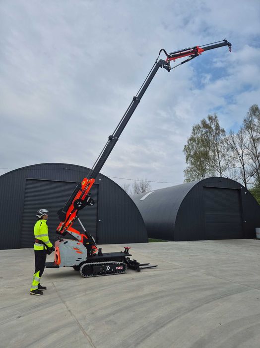 Mini Żuraw XM1600 z JiB hydraulicznym - PICK&CARRY 1250kg