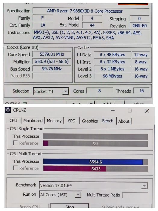 Ігровий ПК Ryzen 7 9850x3D + 48Гб DDR5 6400+1Тб М2 + RTX 5070Ti