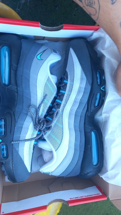 Nike 95 air max grey and blue
