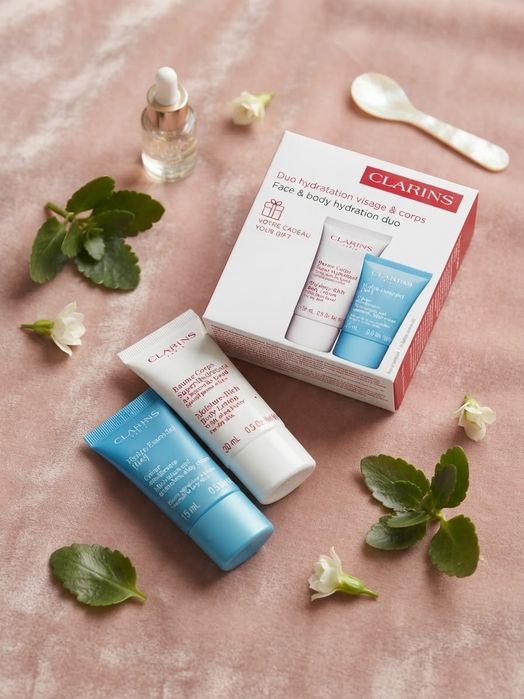 Clarins Duo Hydration Set (набір для зволоження обличчя та тіла), яки