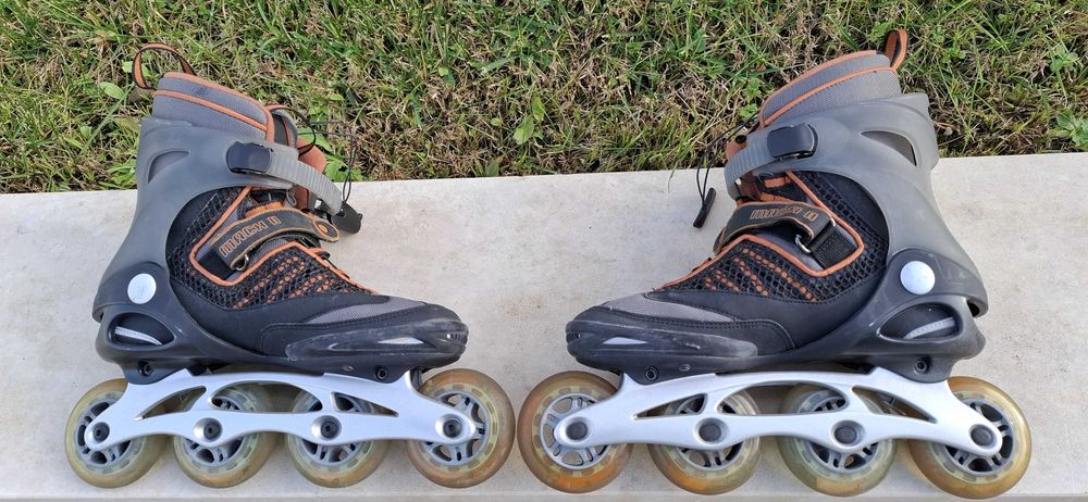 Patins em linha K2 Mach II praticamente novos.