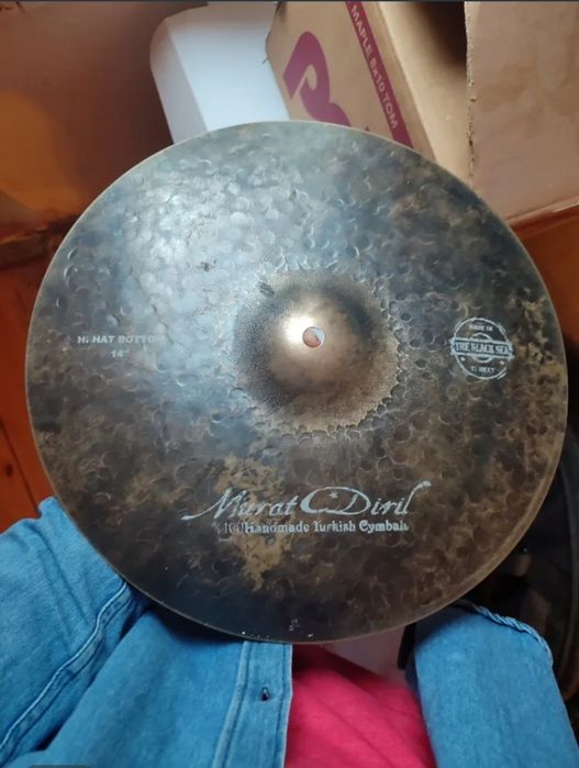 Pratos de choque (hi.hats ) Murat Diril black sea 14"