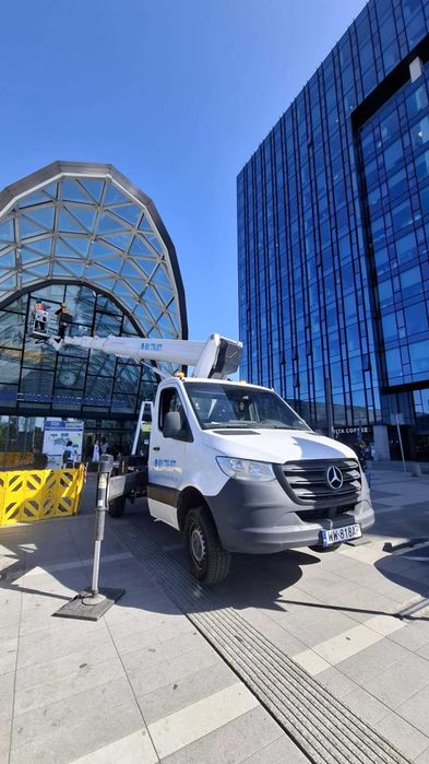 Podnośnik koszowy, zwyżka, wysięgnik od 20 do 53m
