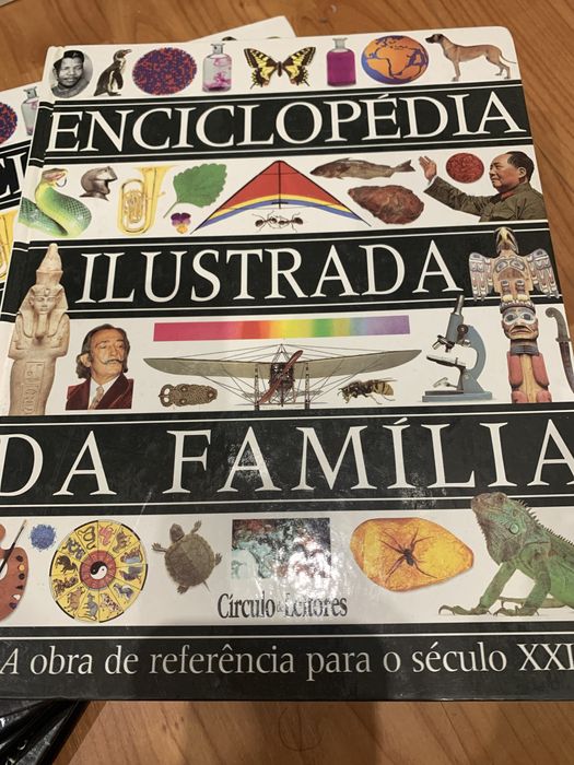 5 volumes Enciclopédia Ilustrada da Família - usado