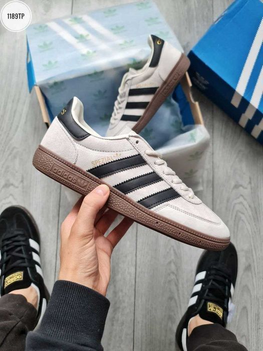 Мужские кроссовки Adidas Spezial HandBall Light Grey. 41-45