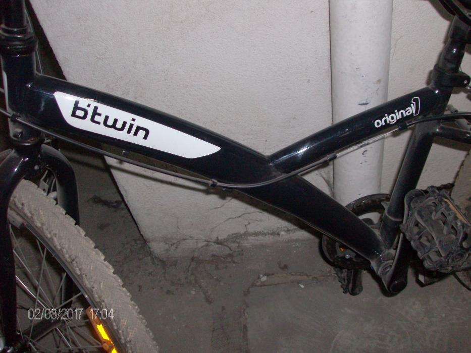 Bicicleta Btwin Preta Roda 24 Nova