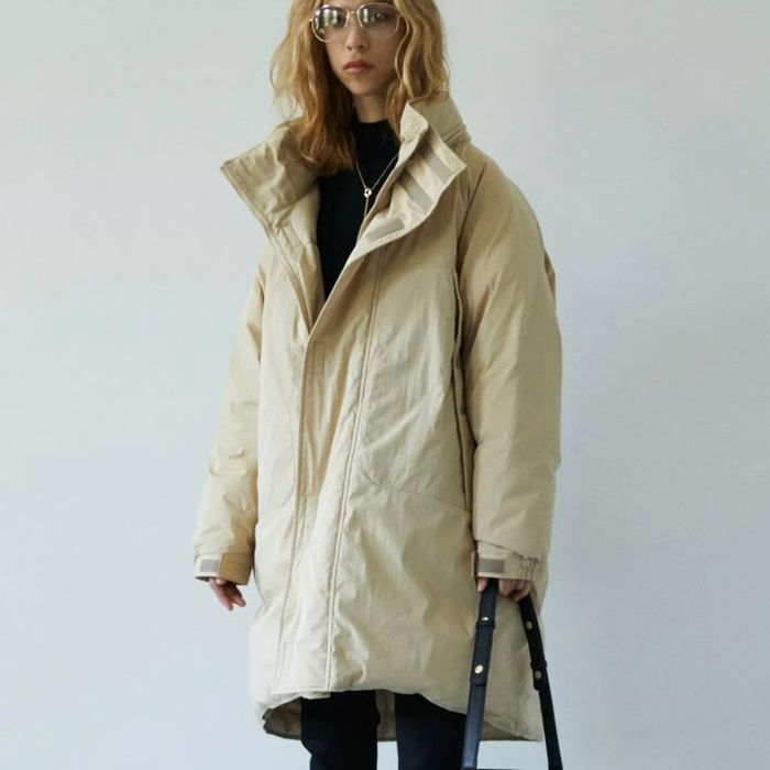 Это женская куртка-парка #пуховик #оверсайз Uniqlo U Padded.