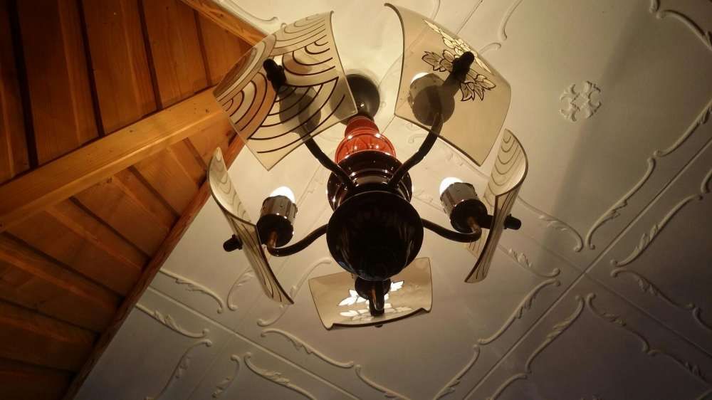 Lampa sufitowa pięcioramienna