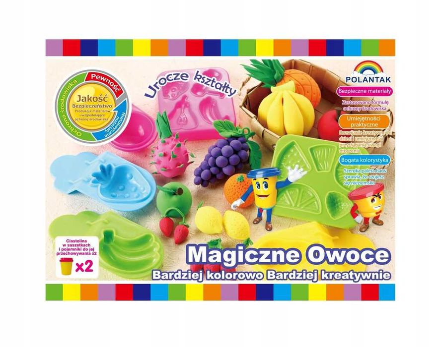 Ciastolina modelina zestaw MAGICZNE OWOCE Q21