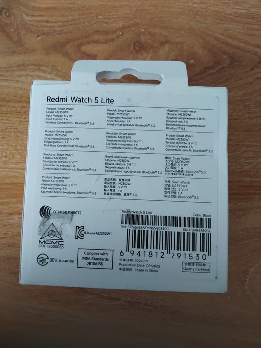 zagarek  redmi watch 5 lite
