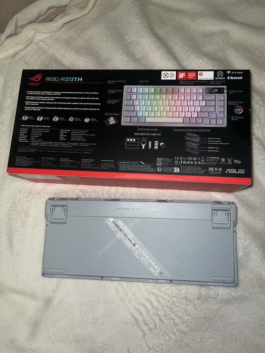 Клавиатура Asus ROG Azoth NX Snow (Белая) на гарантии до Ноября 2026г.