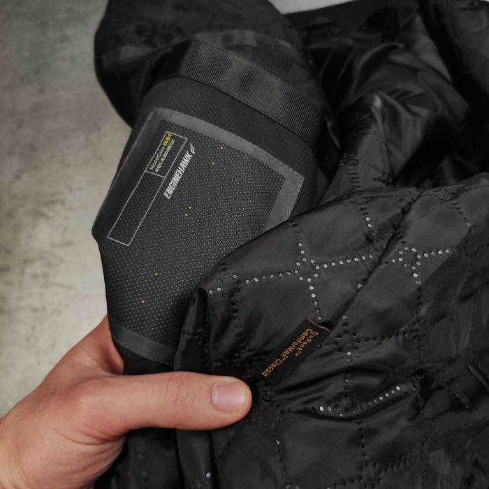 MĘSKA Kurtka Lekka Ocieplona Wpinka Motorsport Motocyklowa Enginehawk